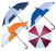 UJ 5563 - Striped "J" hook Umbrella