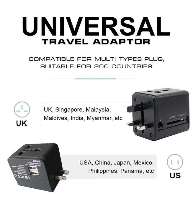 TG 8691 - Travel Adapter (Dual USB Port, 2.1A Fast Charge)