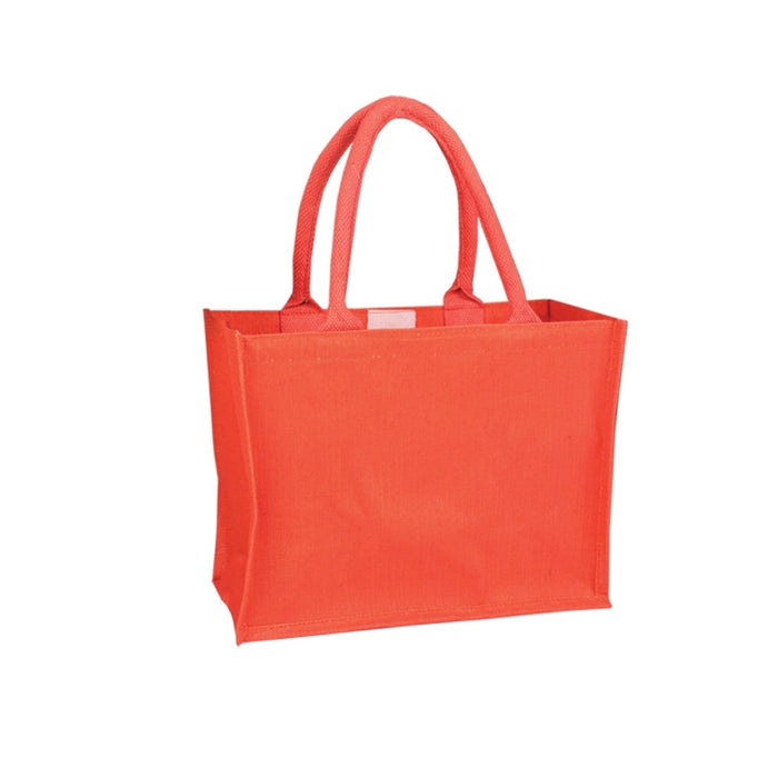 EJ 2599 - Laminated Juco Bag with Velcro