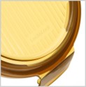 MCR 2293 - Lock & Lock Amber Round Glass Food Container [650ml]