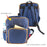 BP 1213 - Blue Polyester Backpack/School Bag