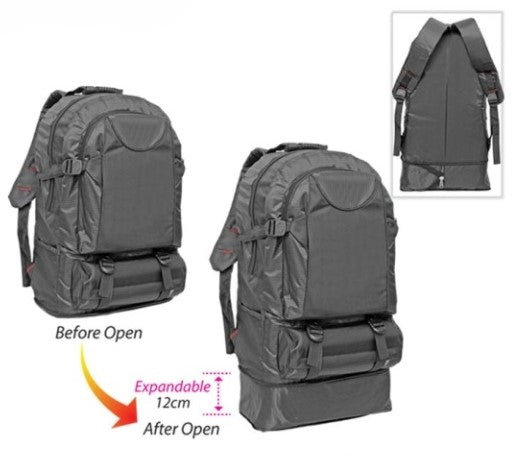 BP 8094 - Black Nylon Hiking Bag