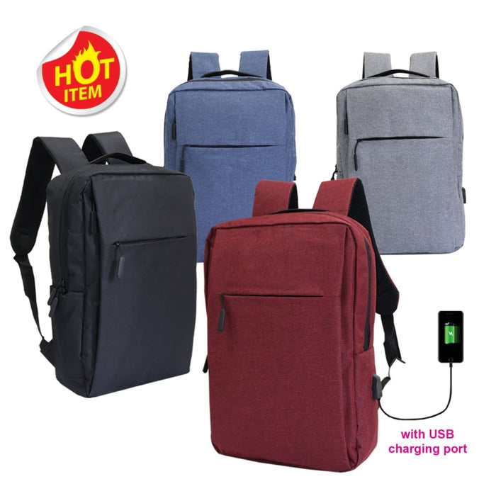 BL 0412 - Polyester Laptop Bag with USB