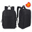 BL 7443 - Black 600D Laptop Backpack