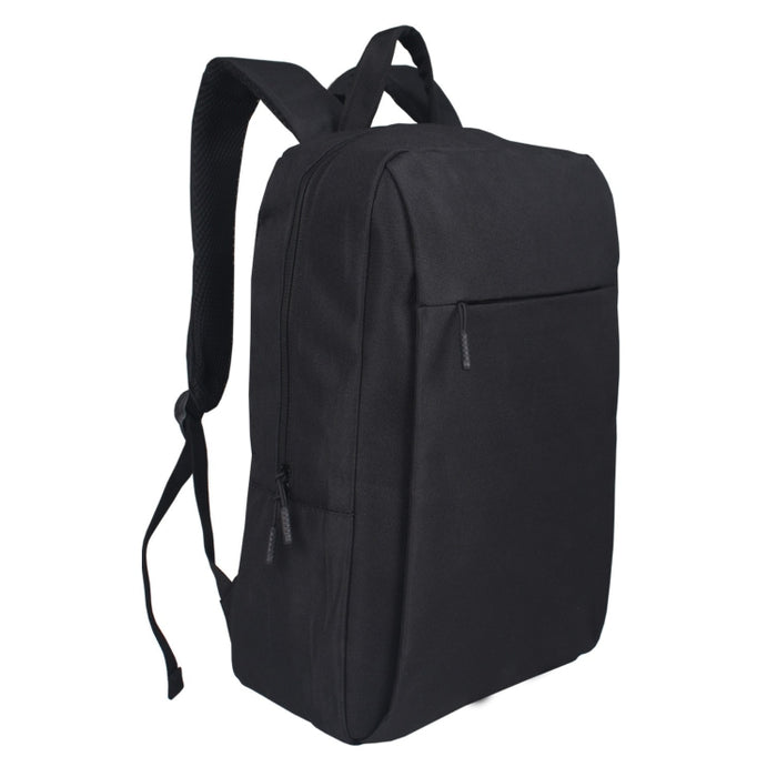 BL 7443 - Black 600D Laptop Backpack