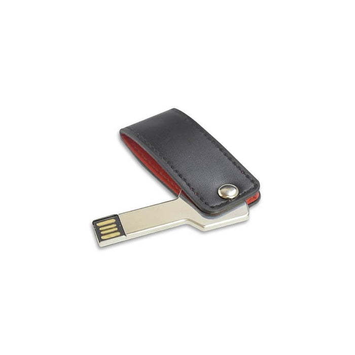 TD 1327 - USB Flash Drive with Leather Case