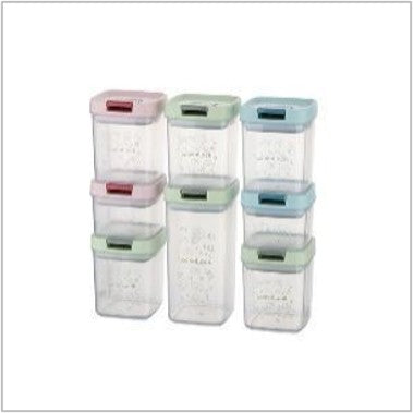 MCR 6641 - Lock & Lock Fresh Enjoy Sealing Canister 8-Piece Set
