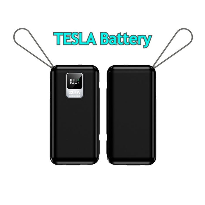 PB 4825 - Quickpower, Built In Quick Charge Cables & Tesla Battery (10000mAh, 22.5 Super Charge)