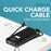 PB 4825 - Quickpower, Built In Quick Charge Cables & Tesla Battery (10000mAh, 22.5 Super Charge)