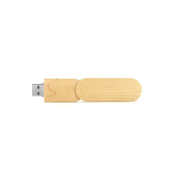 TD 7106 - Wooden Swivel USB Flash Drive