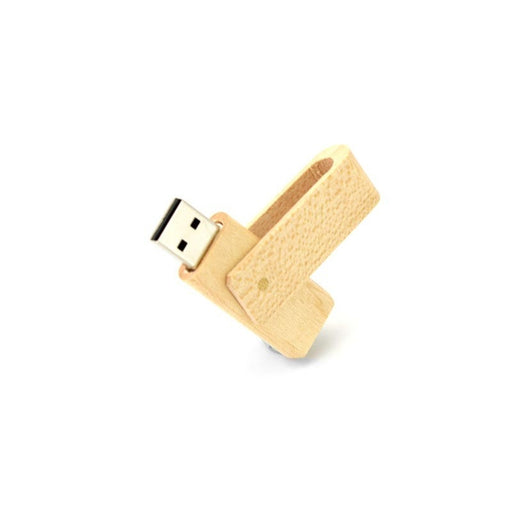 TD 3402 - Wooden Swivel USB Flash Drive