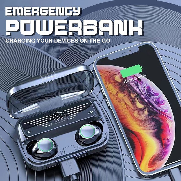 EP 8185 - X-PRO TWS Bluetooth Earbud (Portable Powerbank Charging Box)