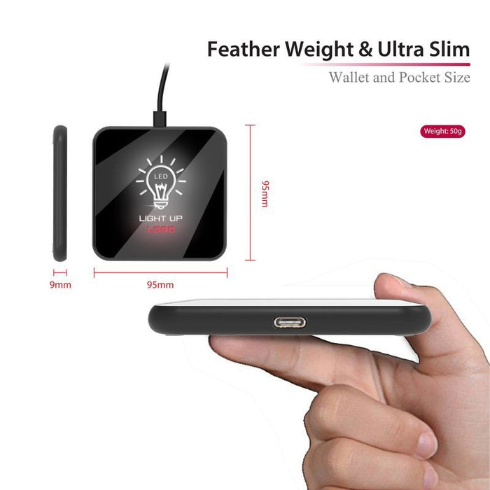 LP 6846 - Airglow (LED Light Up Logo - 15W Fast Charging - Wireless Charger)