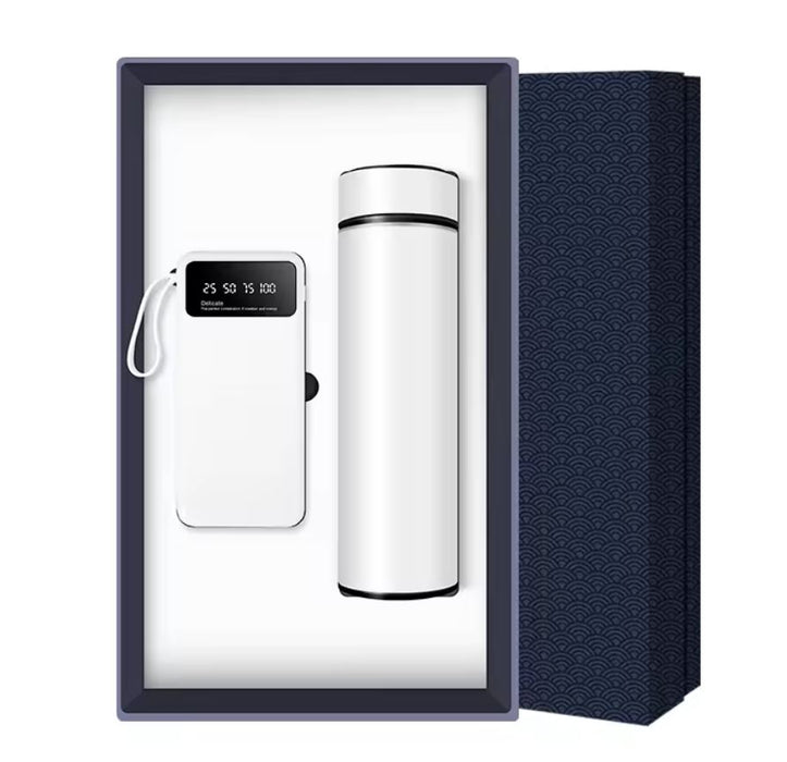 FCP 2709 - FLASK AND POWERBANK GIFT SET