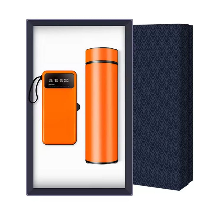 FCP 2709 - FLASK AND POWERBANK GIFT SET