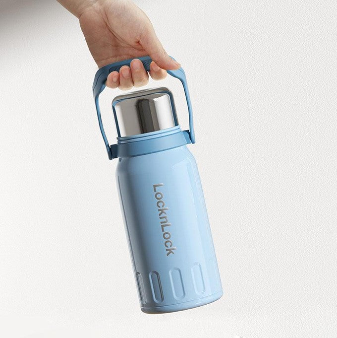 TF 0371 - Lock & Lock Portable Handle Insulated Flask (Blue) [1.15L]