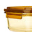 MCR 7415 - Lock & Lock Amber Rectangular Glass Food Container [1050ml]