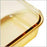 MCR 3246 - Lock & Lock Rhine Dynamic Amber Rectangular Glass Food Container 2-Piece Set [1050ml]
