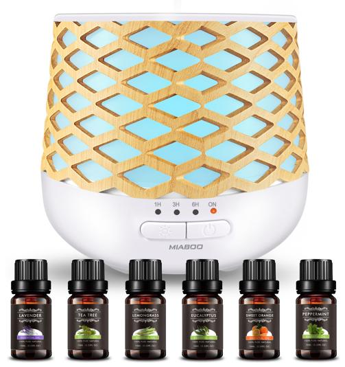 Aroma Diffuser with Colorful Light (with essential oils)
