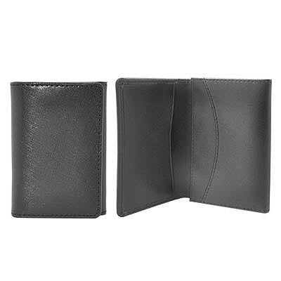 Linear Leather Card Holder