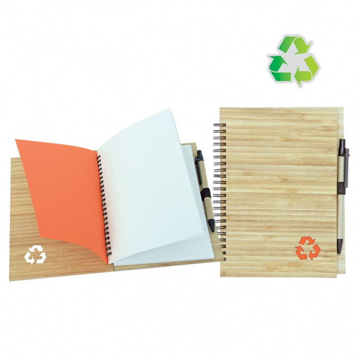 EN 0378 - Wood Design Notebook with Pen