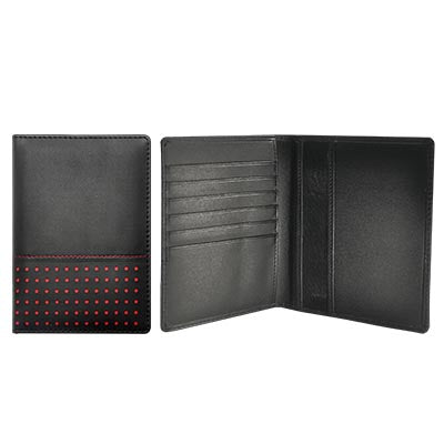 Polka PU Passport Holder