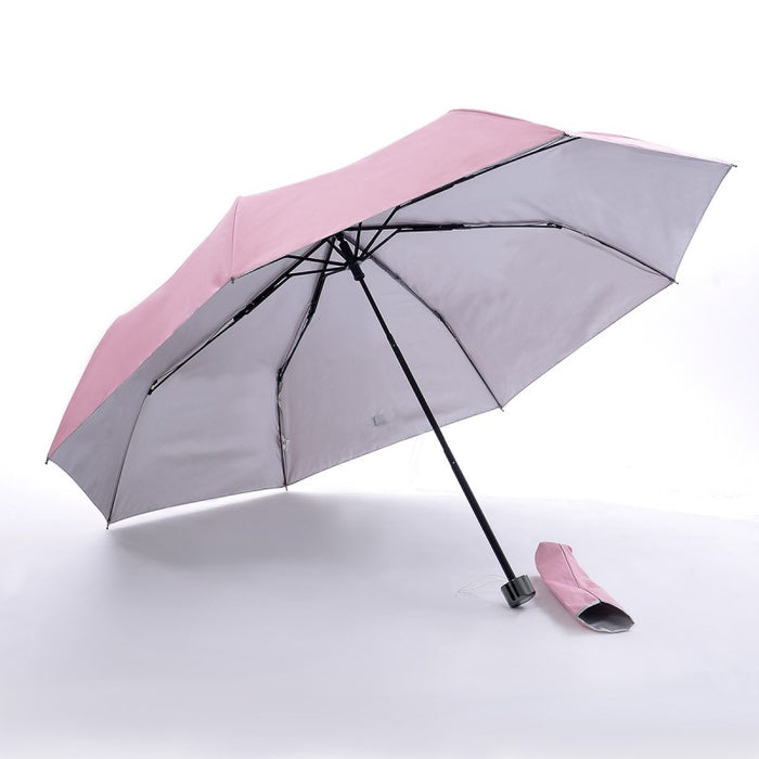 3 fold UV coated umbrella