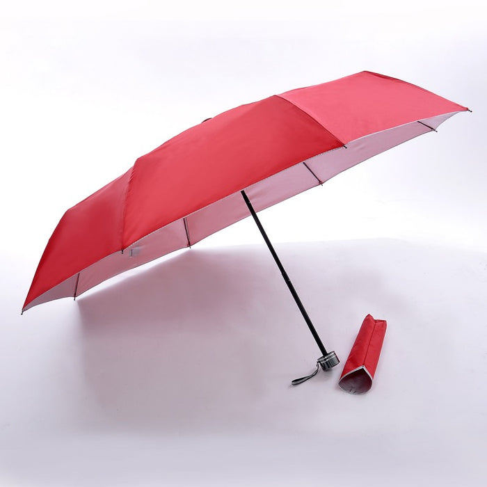 3 fold UV coated umbrella