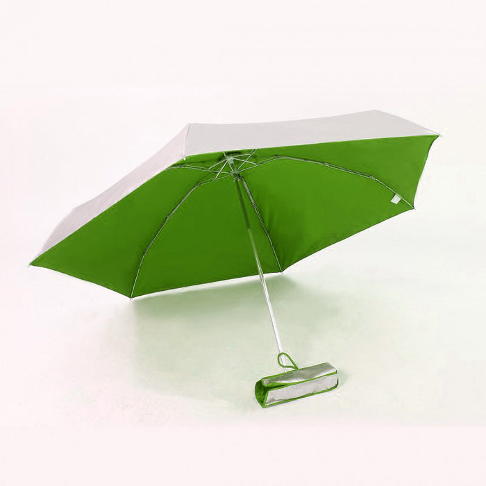 5 fold mini UV coated on exterior umbrella