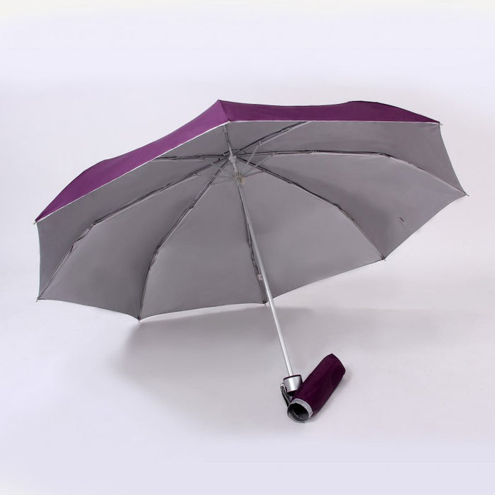 3 fold umbrella with UV coated interior