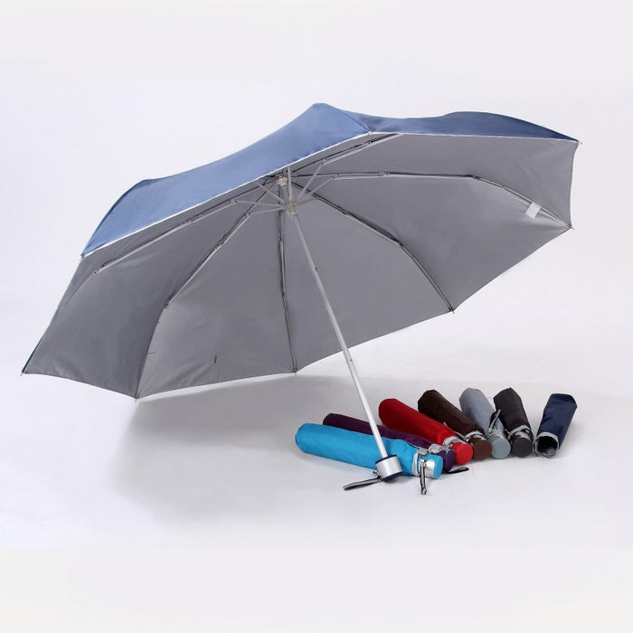3 fold umbrella with UV coated interior