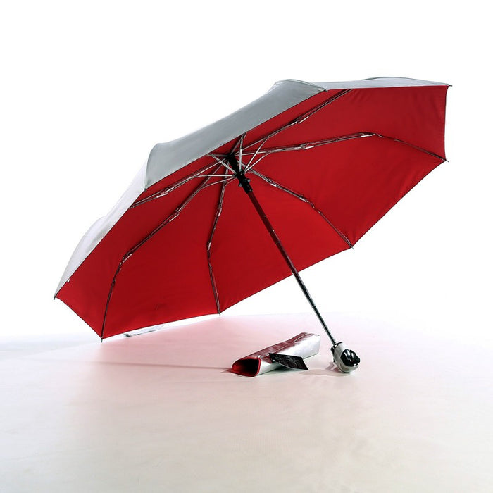Auto open & close 3 fold UV coated umbrella