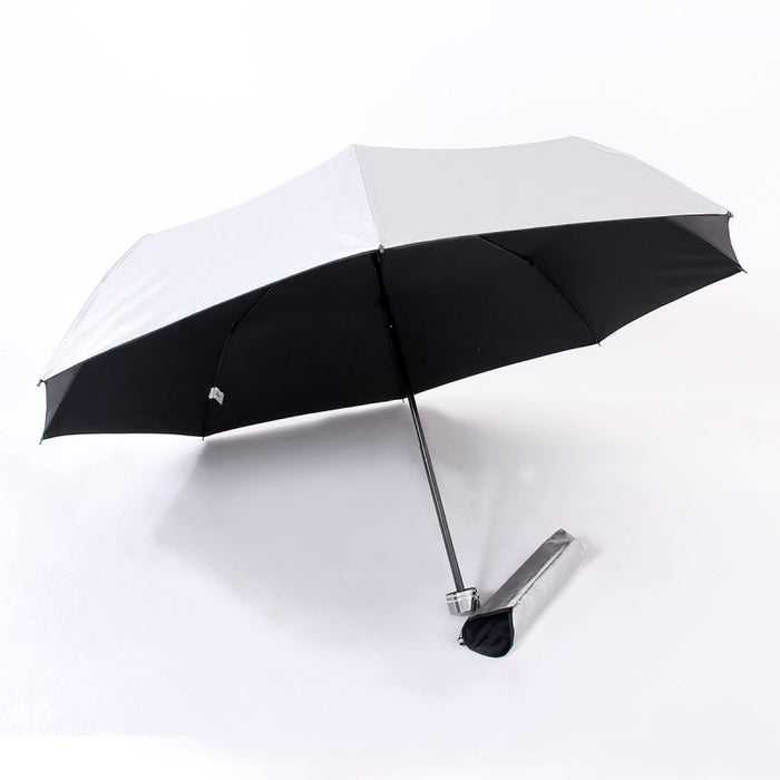 Foldable umbrella with UV coating