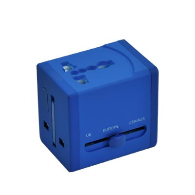 Universal Travel adaptor with 2 USB and safety fuse