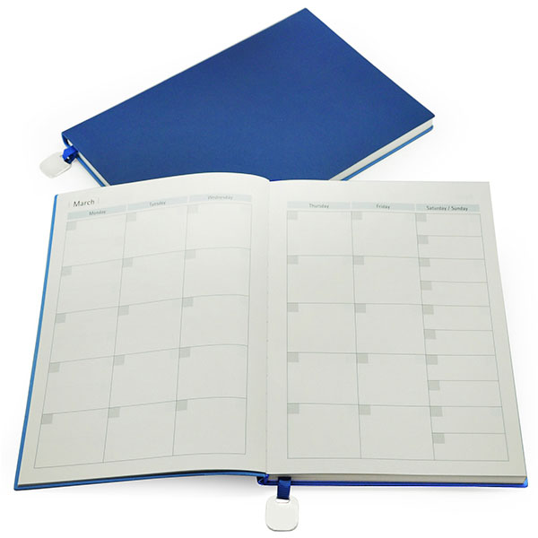 A5 Notebook with Metal Bookmark