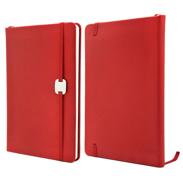 A5 Hard Cover Notebook with Metal Plate