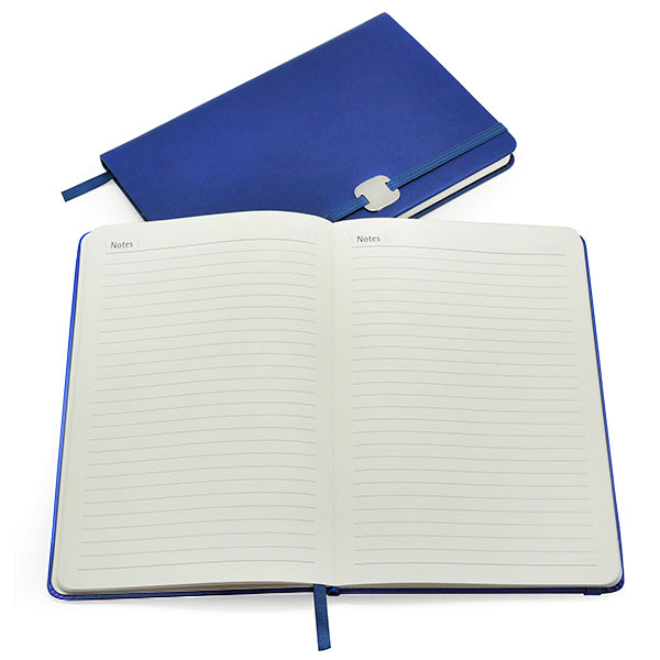 A5 Hard Cover Notebook with Metal Plate