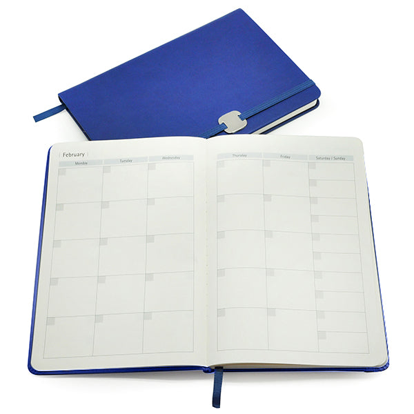 A5 Hard Cover Notebook with Metal Plate