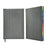 A5 Hard Cover Notebook with Rainbow Side