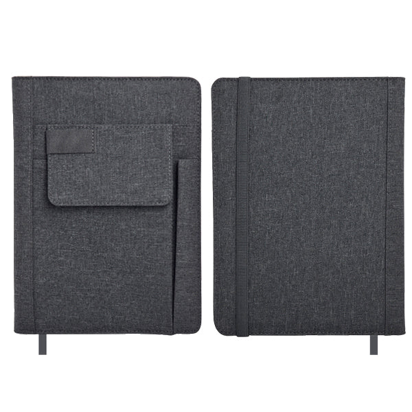 A5 Notebook with Front pocket and pen slot