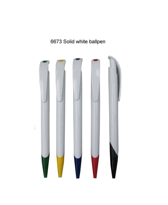 Solid White Ballpen