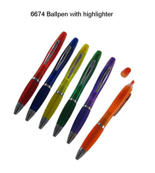 Highlighter with Ballpen