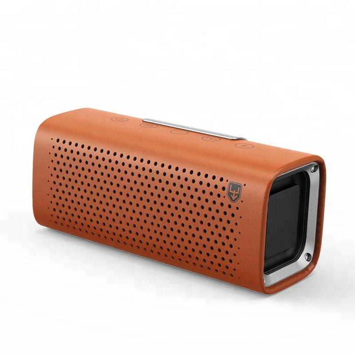 Mini Wireless Leather Bluetooth Twin Speaker