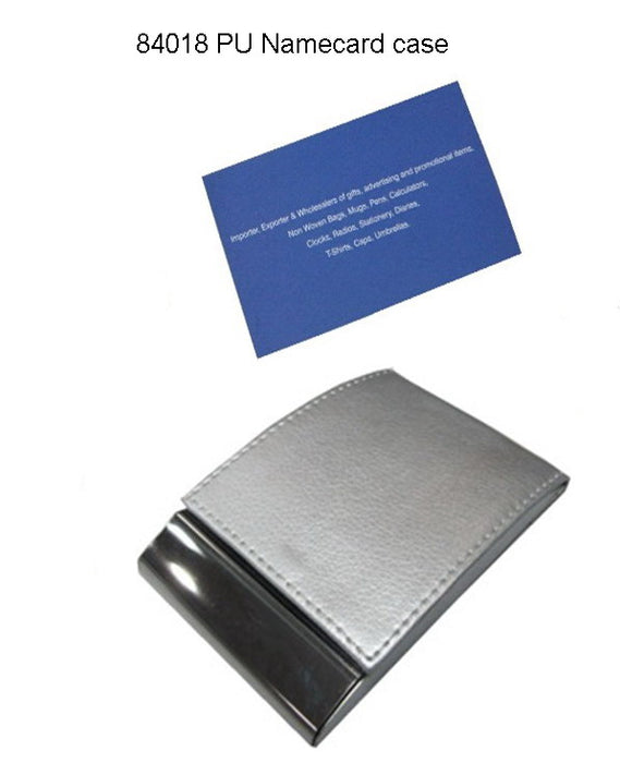 PU Namecard Case with Metal Base