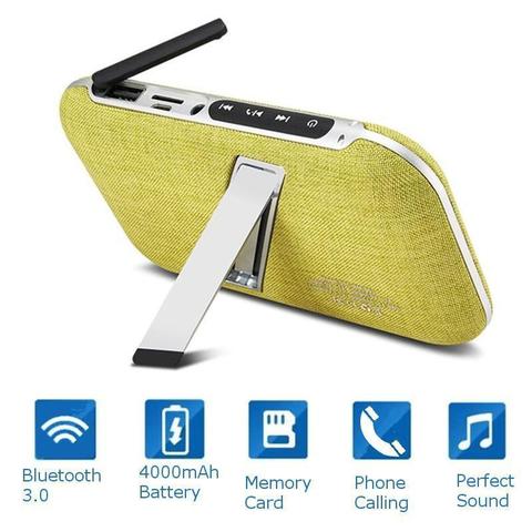 New 2 in 1 Portable Outdoor Wireless Bluetooth Speaker Power Bank 4000mAh