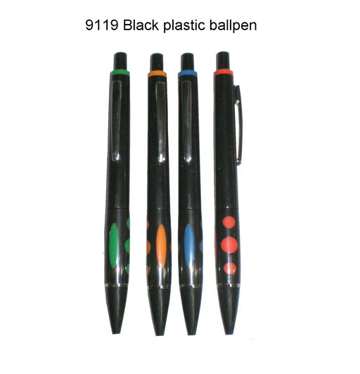 Black Plastic Ballpen