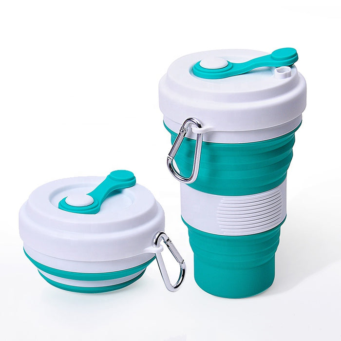 Covered Collapsible Cup