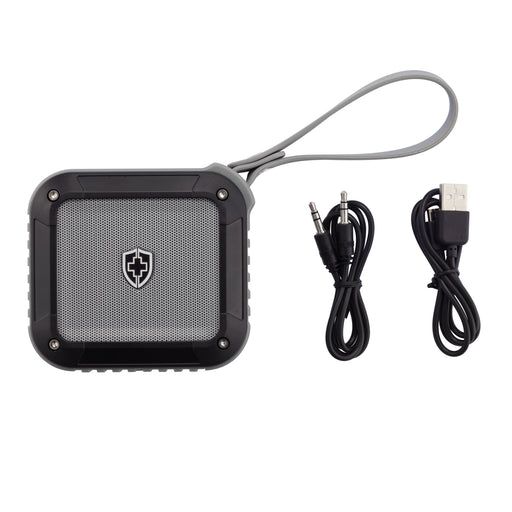 Swiss Peak Outdoor Bluetooth Speaker (Black with Grey)