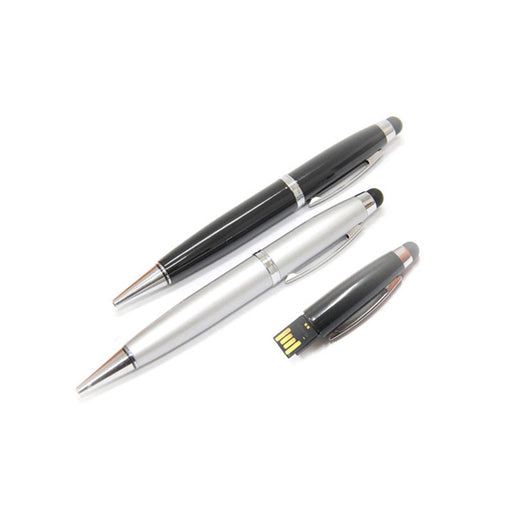 USB Drive Leather Ballpoint Pen/Stylus