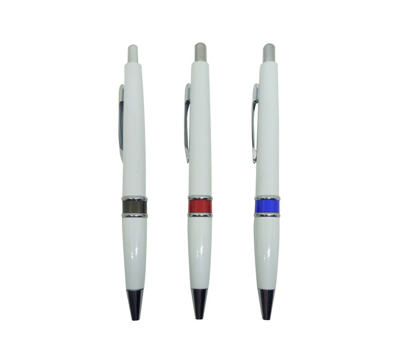 Plastic Pen with Silver Clip